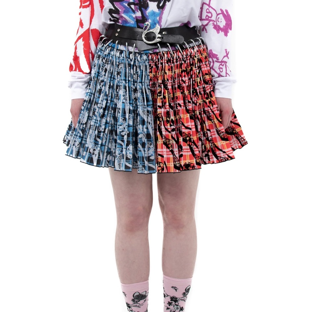 Chopova Lowena CARABINER  Mini Skirt Swan Buckle